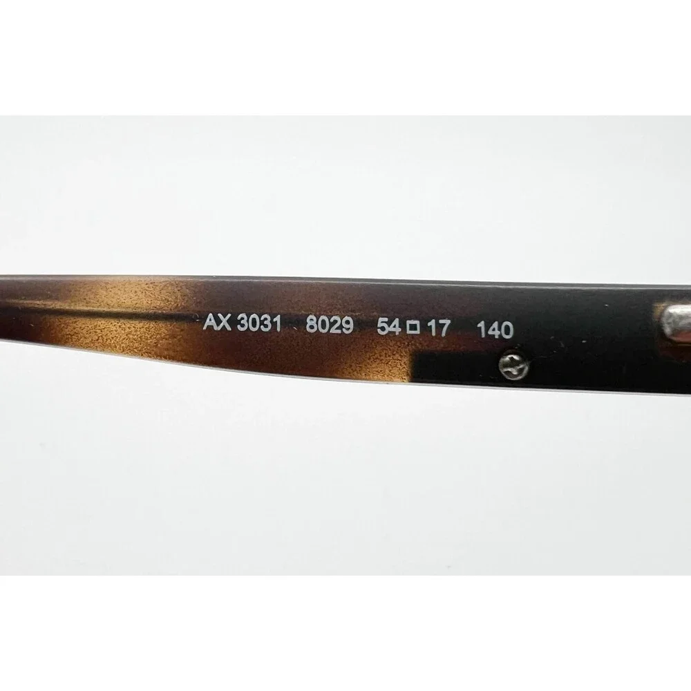 Armani Exchange AX3031 8029 Rectangle Havana Eyeglasses Frames 54-17-140 11512